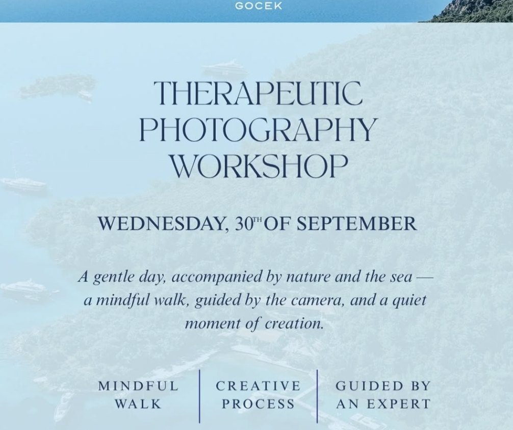 Therapeutic Photography Workshop, Miori Göcek